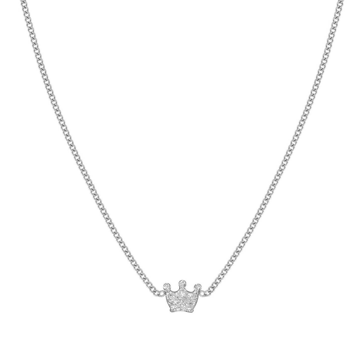 FAIRYICONS Steel Crown Enamel Necklace 134102/039