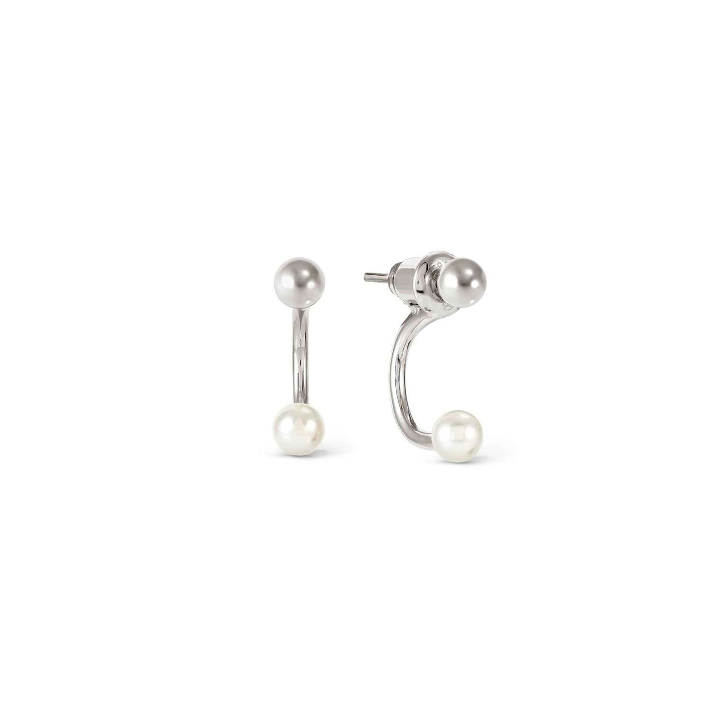 FASHION ERA earrings in 925 silver and white pearl Silver 242214/010