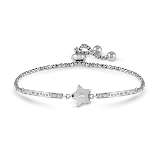 Star Steel CZ Refined Milleluci Bracelet 028016/023