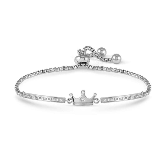 Crown Steel CZ Refined Milleluci Bracelet 028016/039