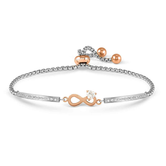 Infinity CZ Rose PVD Refined Milleluci Bracelet 028020/024