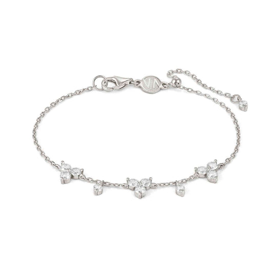 Silver CZ Life Bouquet Bracelet 242504/010