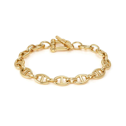 Anchor Chain Yellow PVD Steel Ecclettica (S) Bracelet 134302/012