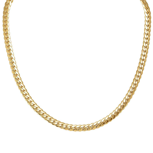 Snake Chain Yellow PVD Steel Ecclettica Necklace 134307/012