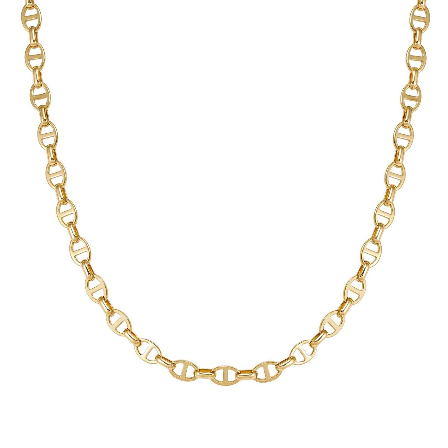 Anchor Chain Yellow PVD Steel Ecclettica Necklace 134309/012