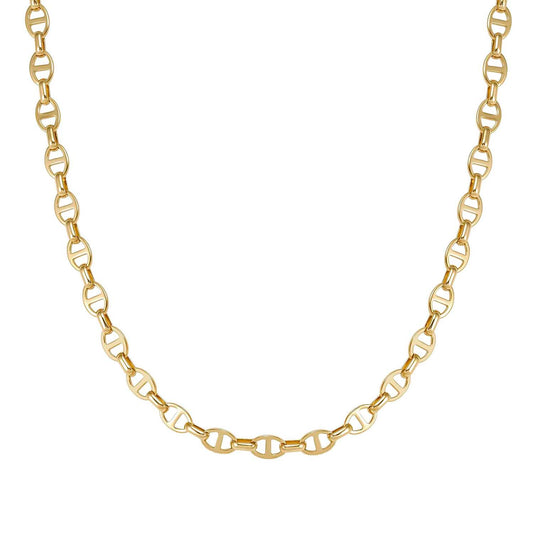 Anchor Chain Yellow PVD Steel Ecclettica Necklace 134309/012