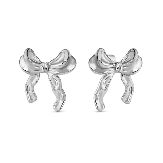 Bow Stainless Steel Ecclettica Stud Earrings 134321/001