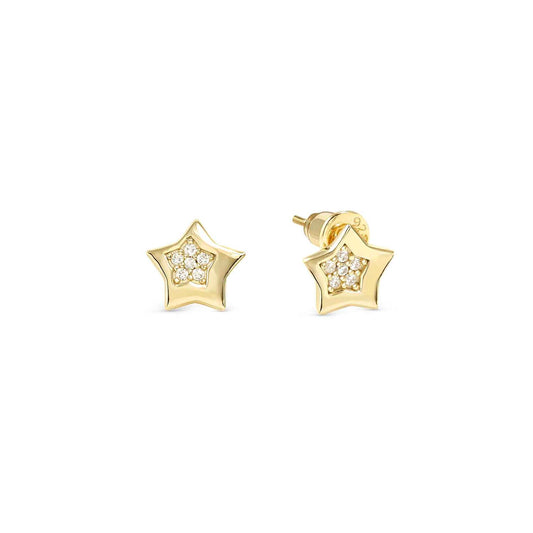 Silver YGP Star CZ Stud Earrings 242304/009