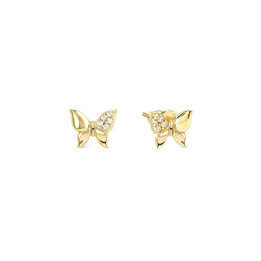 Silver YGP Butterfly CZ Stud Earrings 242304/042
