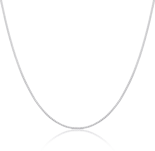 Sterling Silver 18" Diamond Cut Chain