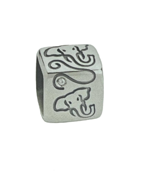 CUBIAMO Big Silver Elephant Cube 163201/003