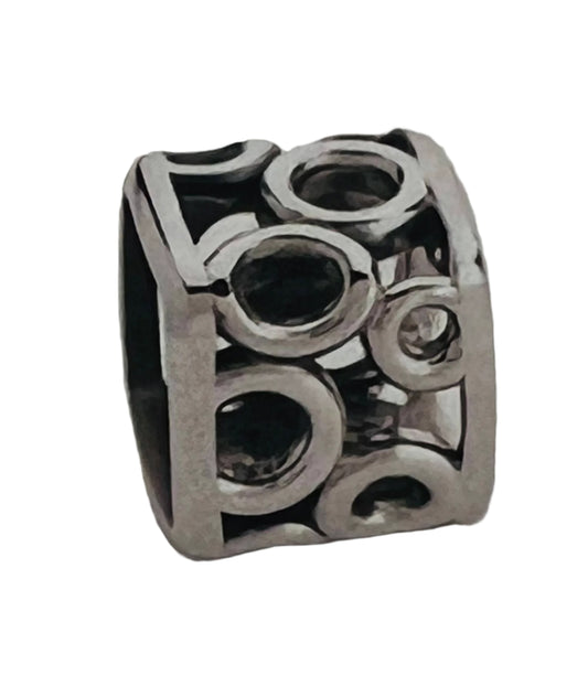 CUBIAMO Big Silver Open Circles Cube 163001/001