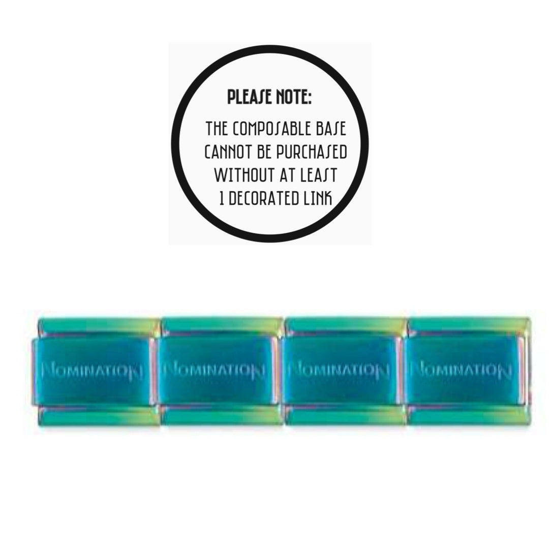 030091/037 Classic Stainless Steel Iridescent (Oil Slick) Matt Finish PVD Base Bracelet