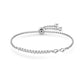 028008 Milleluci New Edition Stainless Steel with White Cubic Zirconia Bracelet