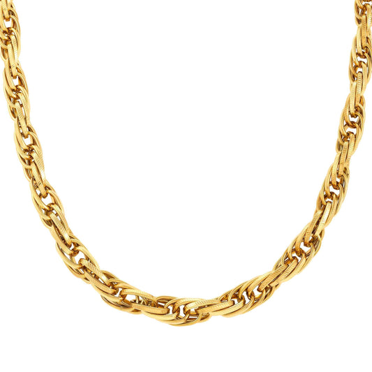 028504/012 SILHOUETTE necklace, steel Yellow Gold