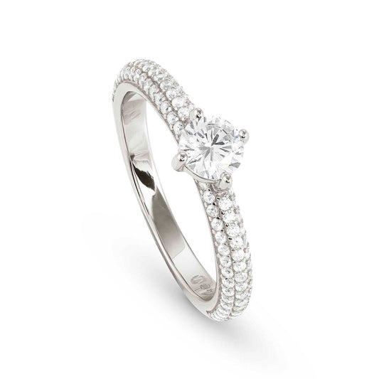 AUREA ring  925 silver,CZ White Size 13 145700/010/005