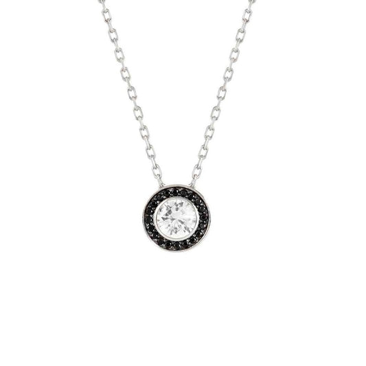 AUREA necklace 925 silver, CZ. Black 145703/011