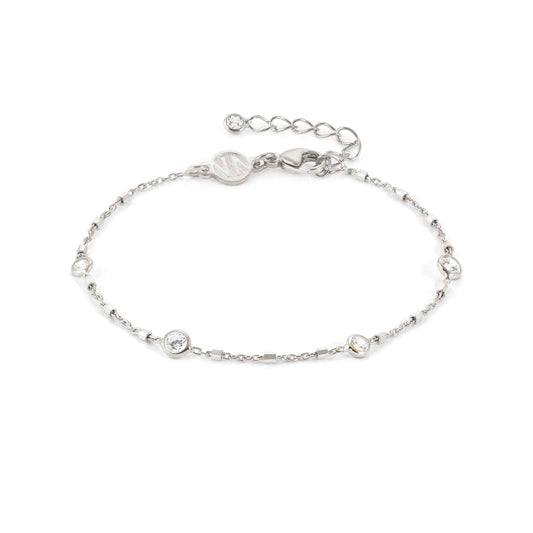 146684/034 Bella Details Sterling Silver Bracelet with Cubic Zirconia