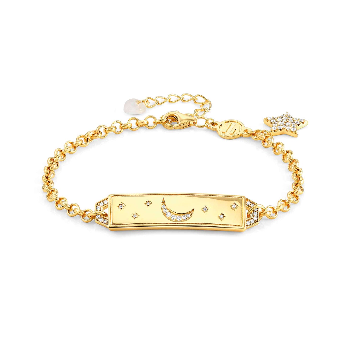 149505/024D Talismani Sterling Silver and 18ct Yellow Gold Plated Bracelet May All My Dreams Come True