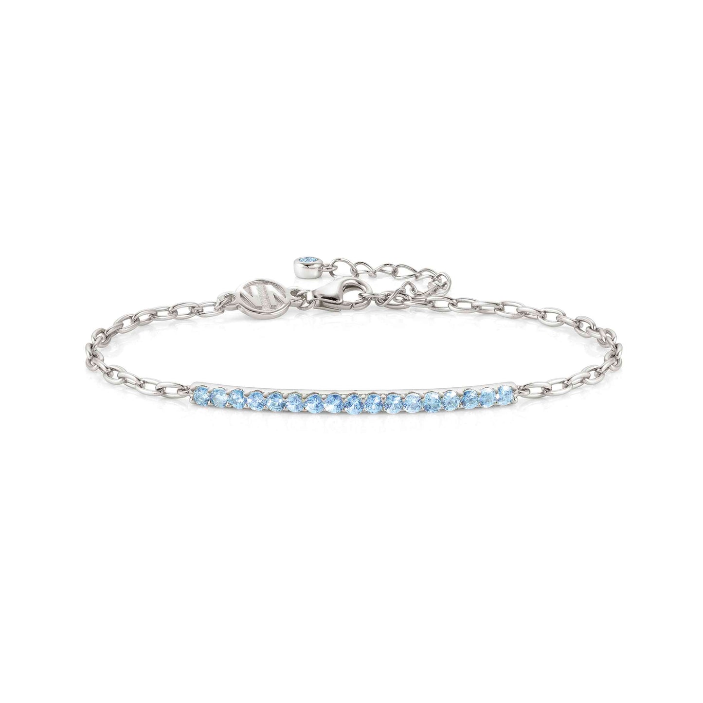 149703/019 LOVELIGHT Sterling Silver with Light Blue Cubic Zirconia Stones