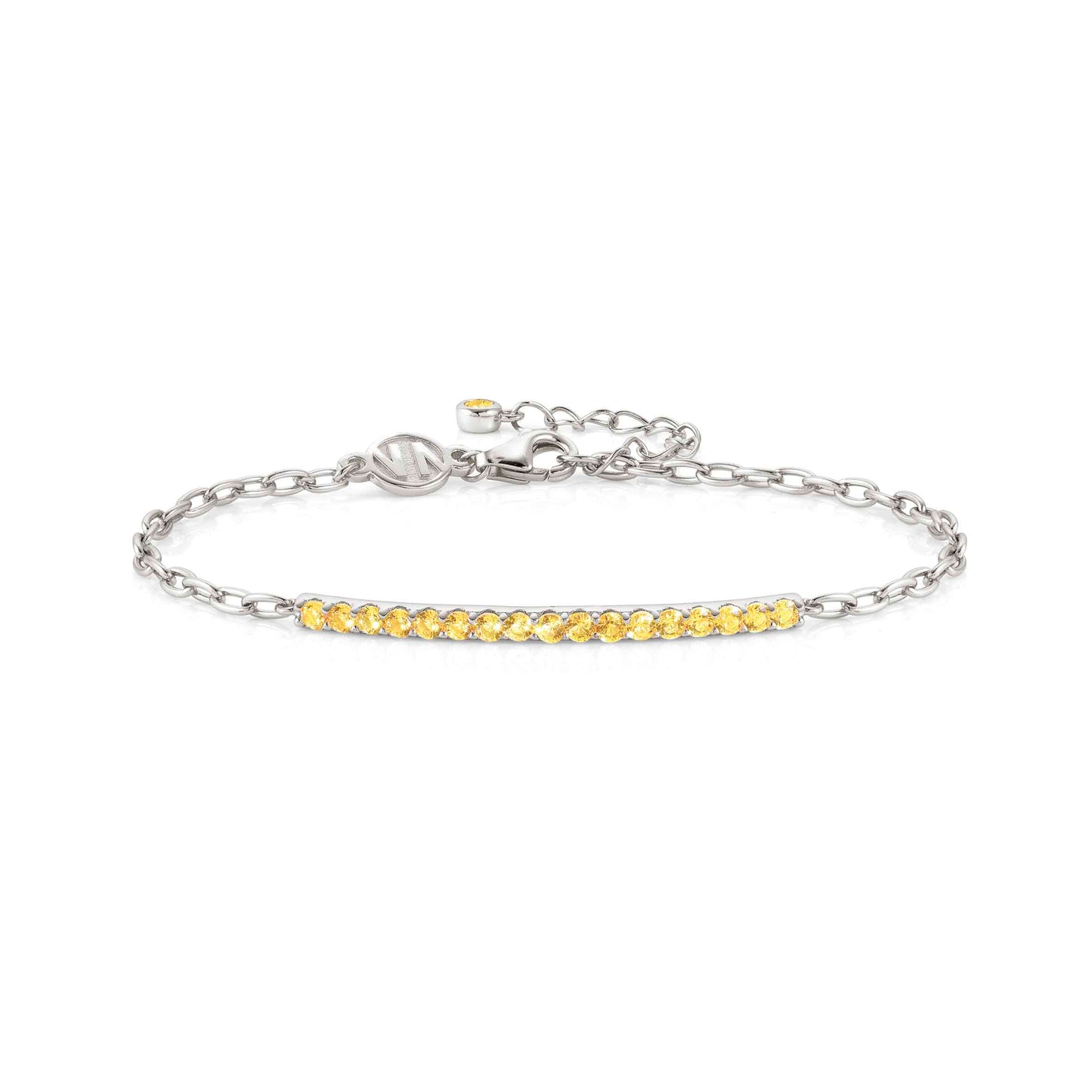 149703/021D LOVELIGHT Sterling Silver Bracelet with YELLOW Cubic Zirconia Stones