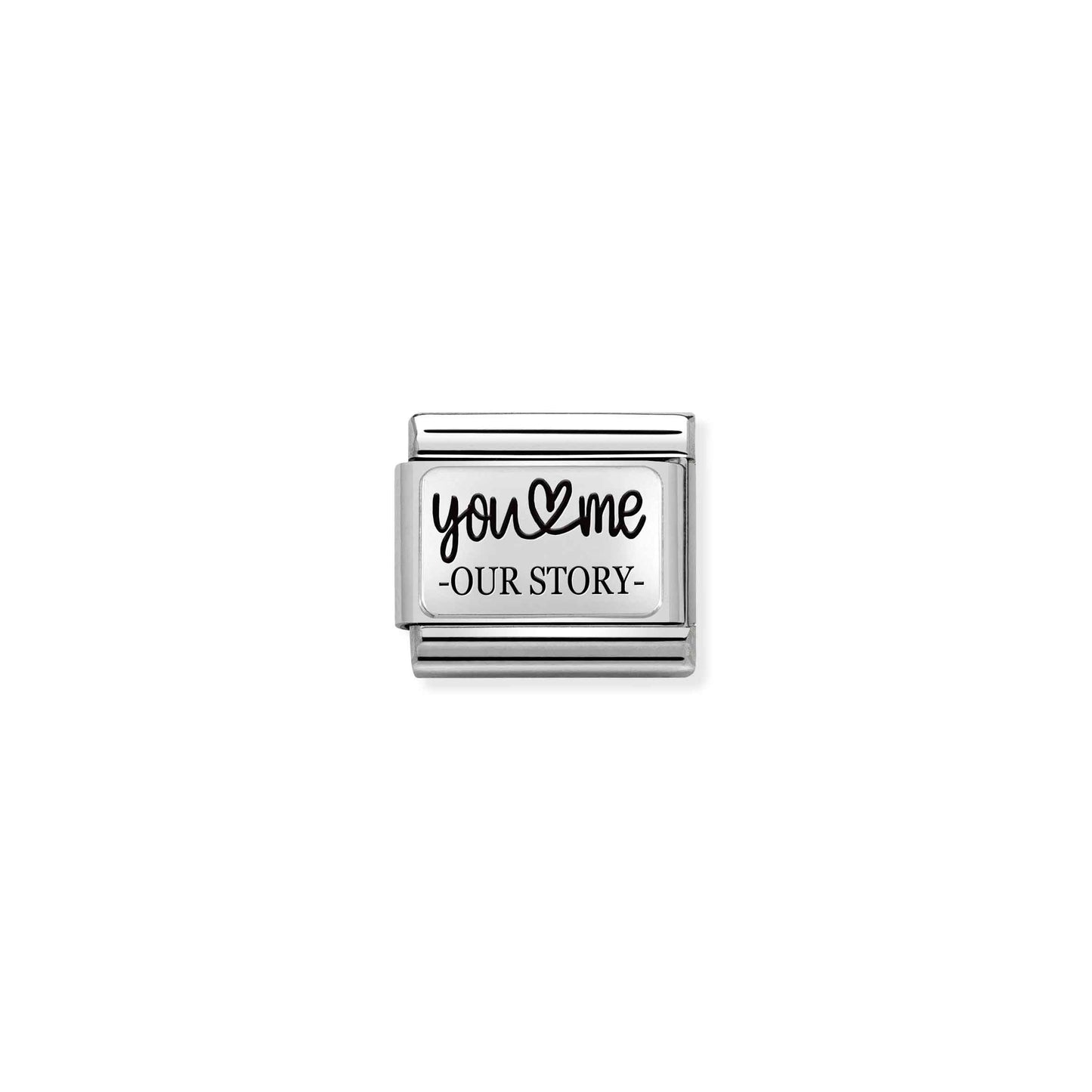 330111/31 Composable Classic Silvershine YOU AND ME OUR STORY Link