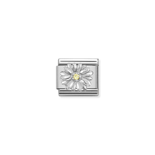 330311/13 Classic Shine Daisy with Yellow CZ Link