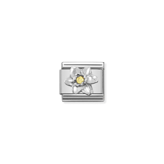 330311/14 Classic Shine Daffodil with Yellow CZ Link