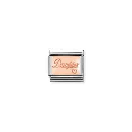 430101/43 Classic Rose Gold Plate Daughter Link