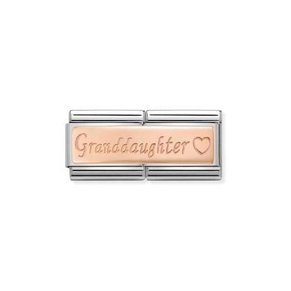 430710/09 Classic Rose Gold Granddaughter Double Link