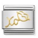 Classic Steel & 18ct Gold  Xo with Mouth (29)