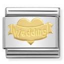 030162/32D Classic  Steel &18ct Gold  Heart Wedding