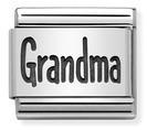 330102/44 Classic Silver Plate Oxidised GRANDMA