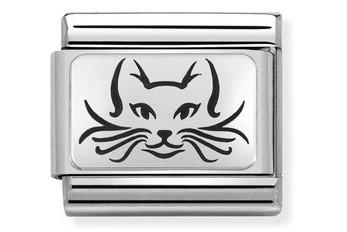 330109/05 CLASSIC SILVER OXIDIZED CAT