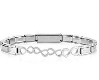 021126/026 TRENDSETTER Bracelet in Stainless Steel with INFINITY Details