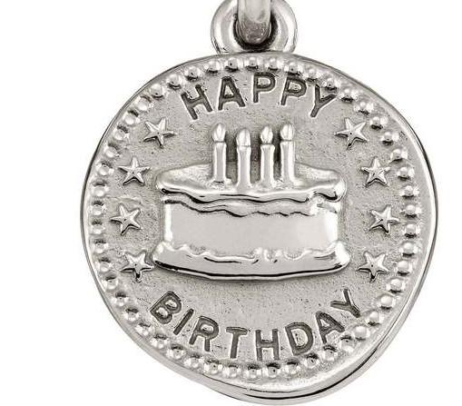 147303/006 WISHES pendant in 925 silver HAPPY BIRTHDAY