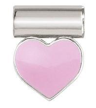 147118/001 SeiMia SYMBOLS Sterling Silver with Pink Enamel Heart