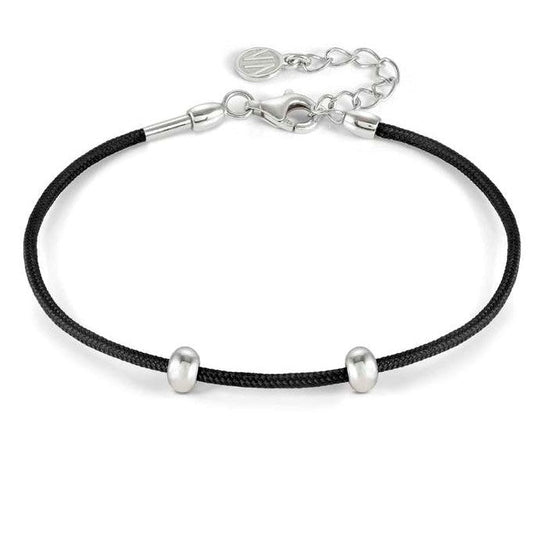 148819/001 SEIMIA bracelet ed. CANDY in 925 silver and fabric BLACK