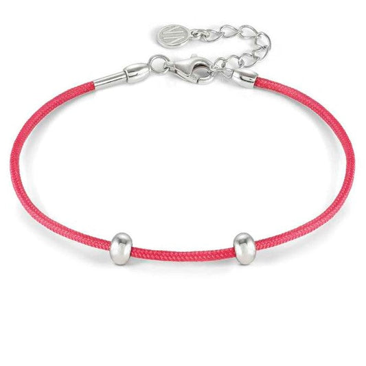 148819/002 SEIMIA bracelet ed. CANDY in 925 silver and fabric RED