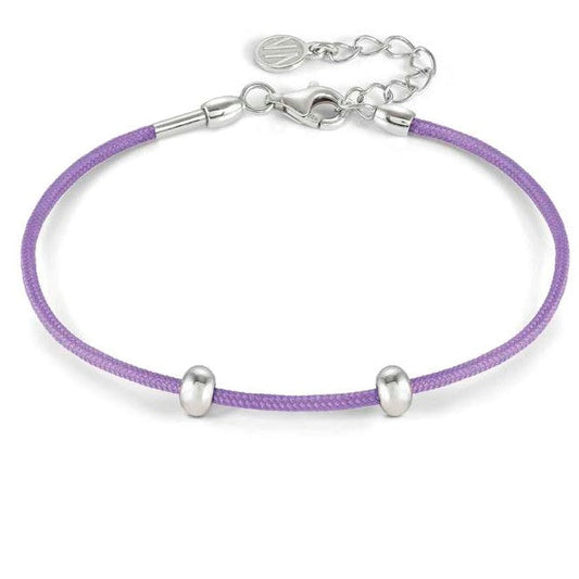 SEIMIA bracelet ed. CANDY in 925 silver and fabric LILAC