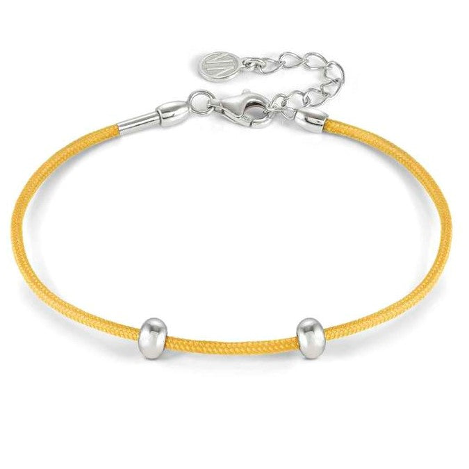 SEIMIA bracelet ed. CANDY in 925 silver and fabric YELLOW