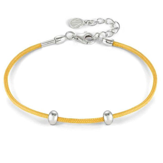 148819/010 SEIMIA bracelet ed. CANDY in 925 silver and fabric YELLOW