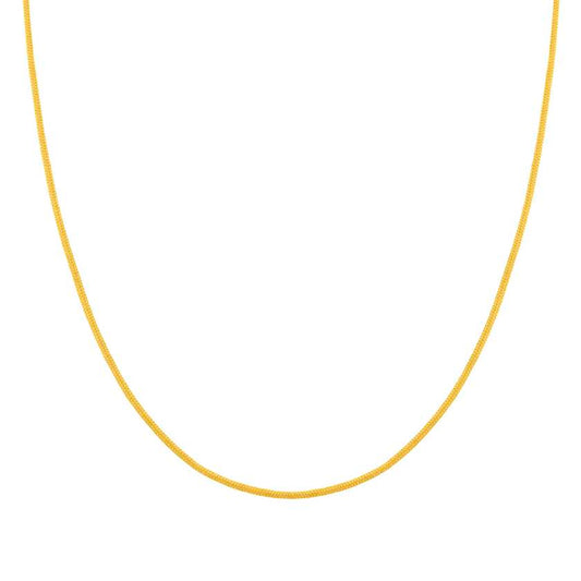 148820/010 SEIMIA necklace ed. CANDY in 925 silver and fabric YELLOW