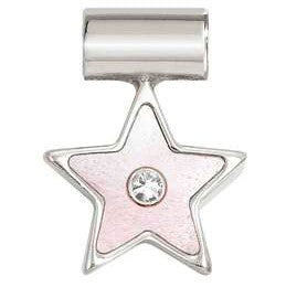 148825/010 SEIMIA ed. CANDY SYMBOLS in 925 silver, stone and cz PINK MOTHER OF PEARL star