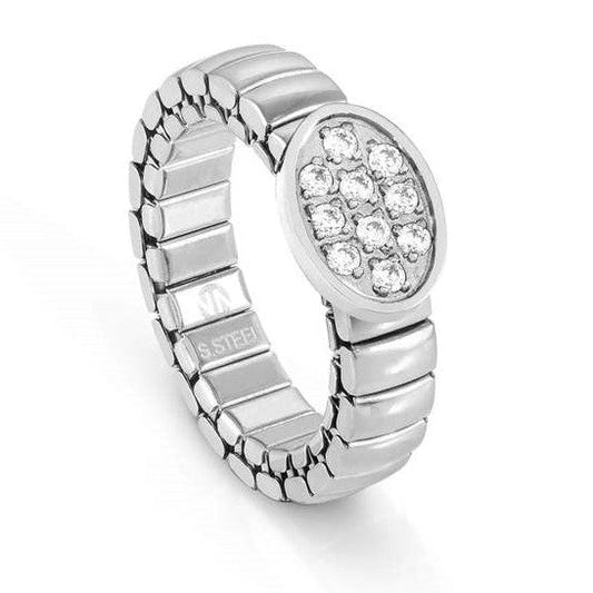 XTE XSMALL ring ed. LIFE, steel, CZ, Oval