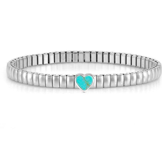 046009/102 XTE XSMALL bracelet ed. LIFE in steel and stone Turquoise Heart