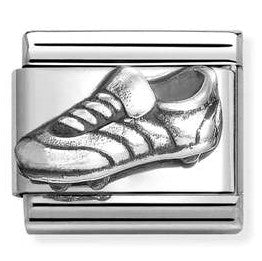 330101/67 NEW Classic Sterling Silver Football Boot Link