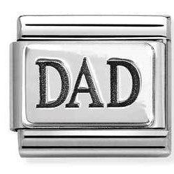 330102/63 NEW Classic Sterling Silver DAD Link