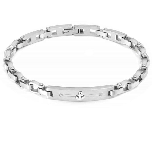 MANVISION bracelet, steel, cz, Anchor 133000/002