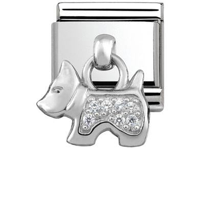 331800/09 Classic CHARMS ,S/Steel, silver Dog